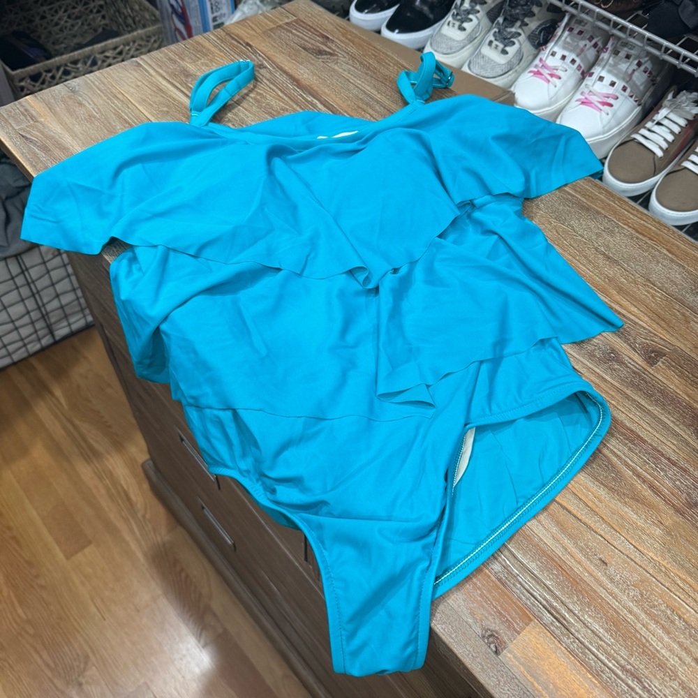 Maxine of Hollywood Teal Swimsuit